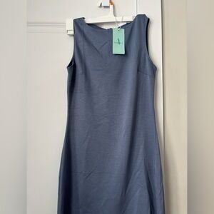 Blue Business Casual Straight Dress (Size Small, NWT)